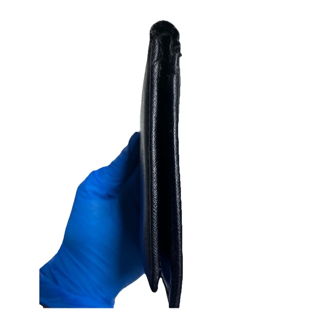 Furla Bi-fold Coin Wallet Black Genuine Leather